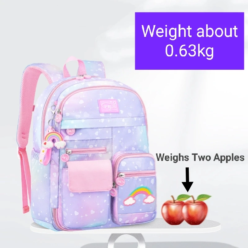 Cute Girls School Bags Children Primary School Backpack satchel kids book bag Princess Schoolbag Mochila Infantil 2 szies