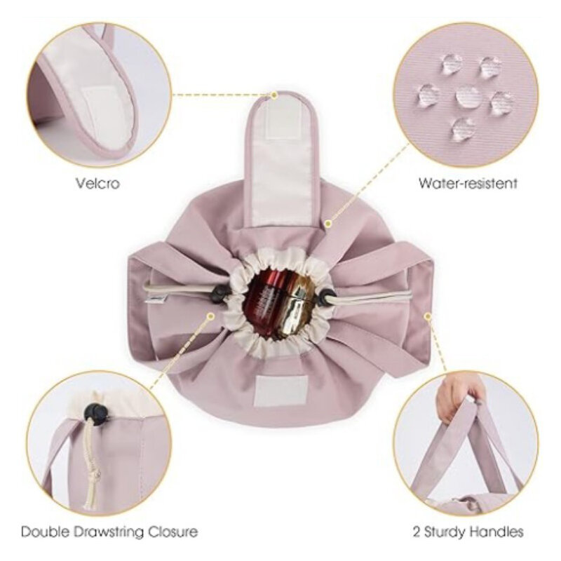 Женская косметичка на шнурке, вместительный органайзер для туалетных принадлежностей