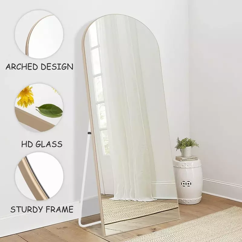 Arched Full Length Mirror Large Arched Floor Mirrors with Stand Wall Fulls Length Body Bedroom Standing Hanging Leaning Against