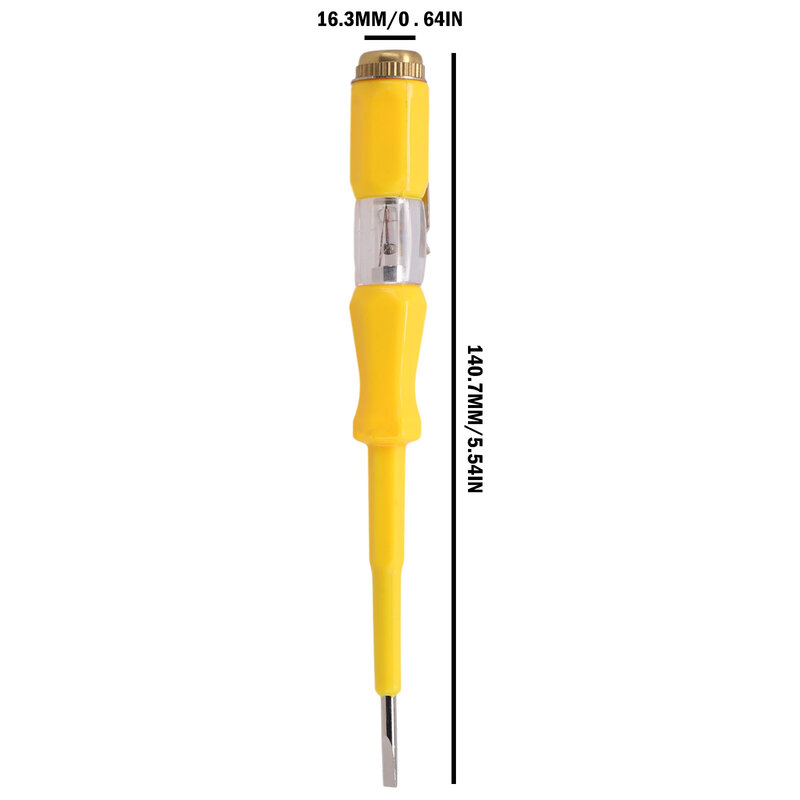 Bolígrafo de prueba de aislamiento sin contacto, destornillador de palabras B07, indicador de presión, bolígrafo de prueba, 100-500V, luz de neón