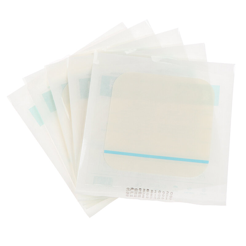 1 pz utile traspirante Ultra sottile idrocolloide adesivo medicazione ferita sottile guarigione Pad trasparente patch impermeabili