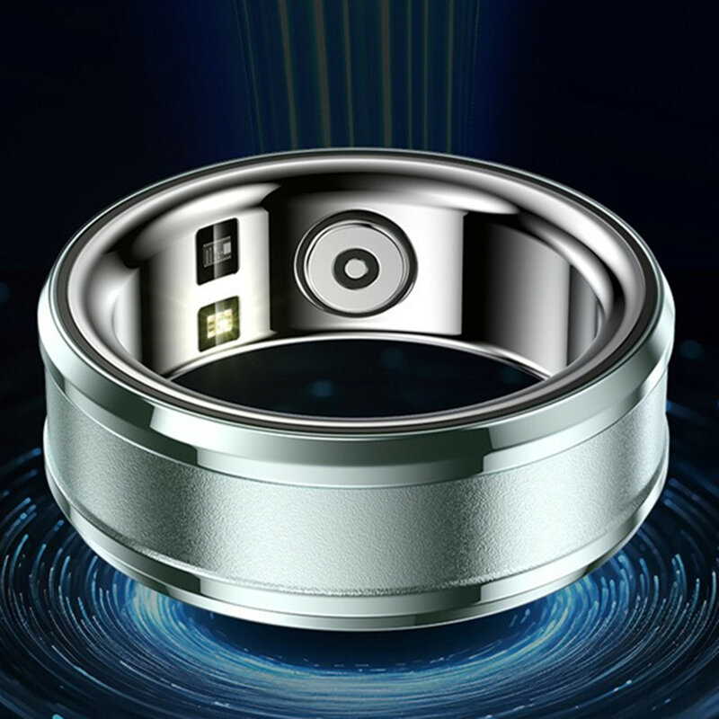 Gelang cincin pintar Aloi baru perhiasan Digital jari pelacak kesehatan olahraga Tidur oksigen darah tahan air monitor denyut jantung
