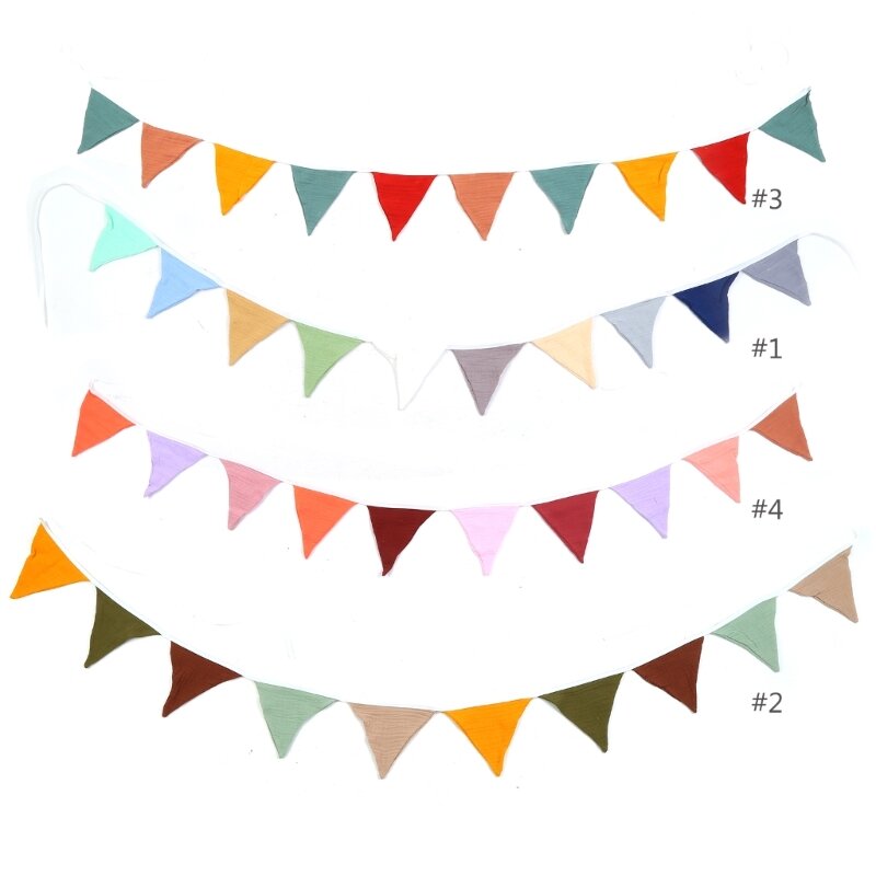 Baby Photography Props Bunting Flags Hanging Banners Nursery Room Decors