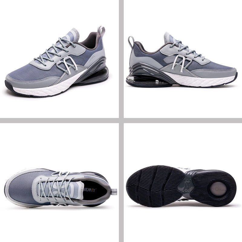 ONEMIX-Zapatillas de correr para hombre, calzado deportivo de malla transpirable con amortiguación de aire, a la moda, para entrenamiento al aire libre, para caminar