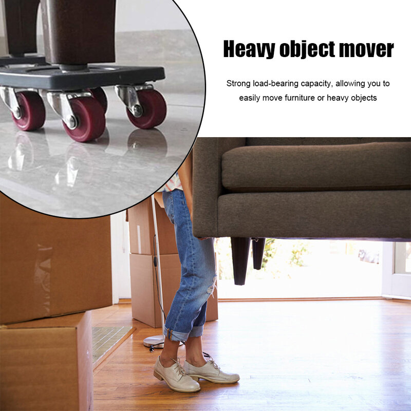 Furniture Moving Transport Roller Set Heavy Duty Furniture Mover Set Heavy Stuffs Lifter Mover Roller Moving Furniture Helper