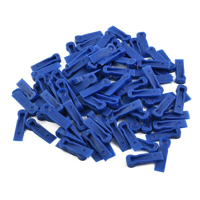 100 Pcs Plastic Tile Spacers Reusable Positioning Clips Wall Flooring Tiling Tool For Construction Tools Renovator Manual Tools