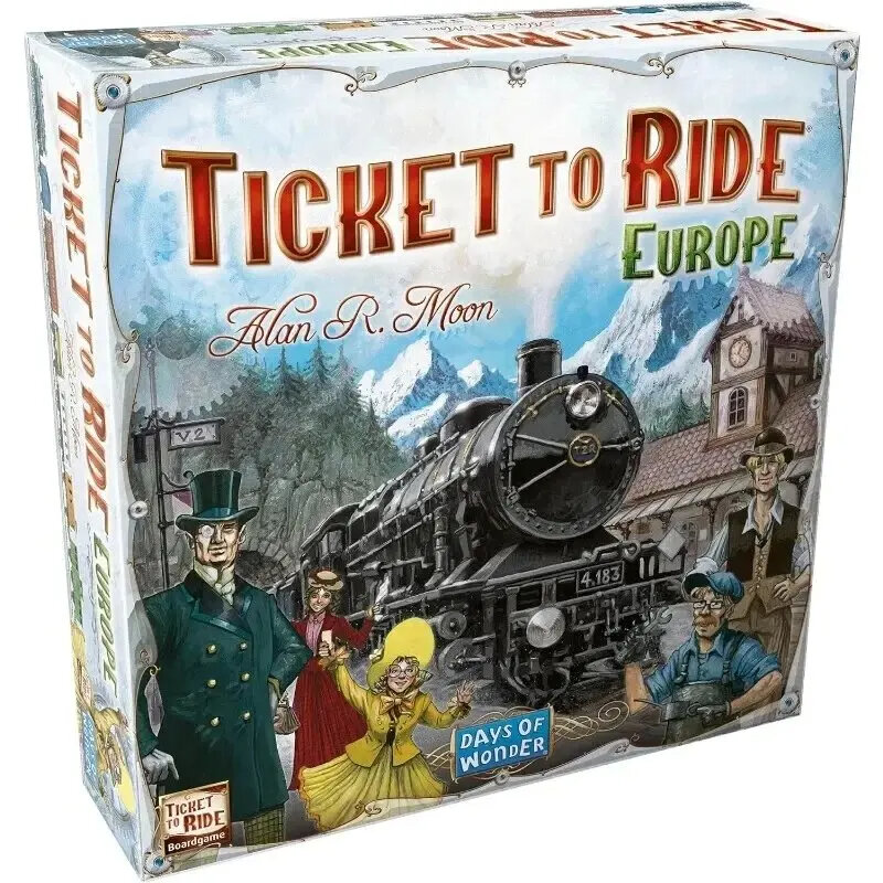 Ticket To Ride Board Games Series Euro First Journey Dobble Multiplayer Family Friends Party Play Cards Game Collection