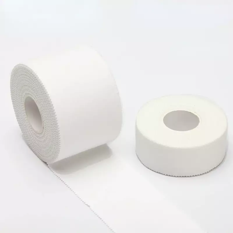 Baumwoll binden weißes Klebeband Verband band für Sport bindung Physio Muskel elastische Bandagen Erste Hilfe