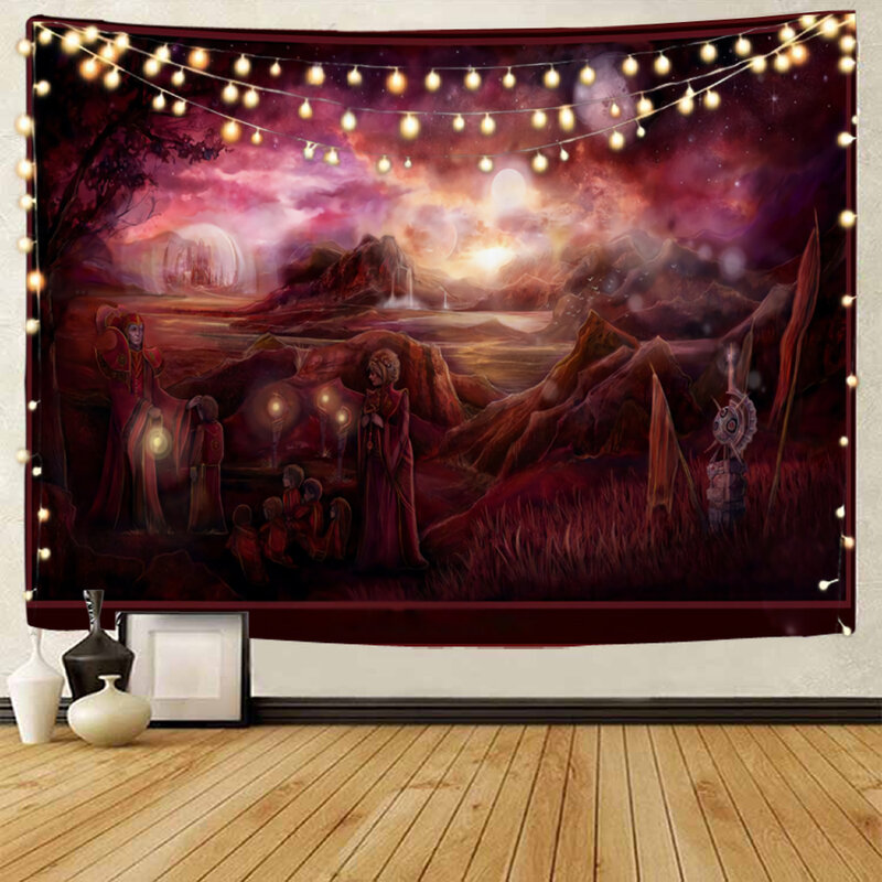 European ancient oil painting, mythological background decoration tapestry, palace oil painting background decoration tapestry