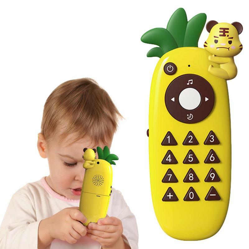 ของเล่นเด็กของเล่นเพลงโทรศัพท์มือถือคีย์ mobil REMOTE CONTROL ของเล่นเพื่อการศึกษาต้นตัวเลขไฟฟ้าของขวัญหุ่นยนต์เรียนรู้สำหรับทารกแรกเกิด