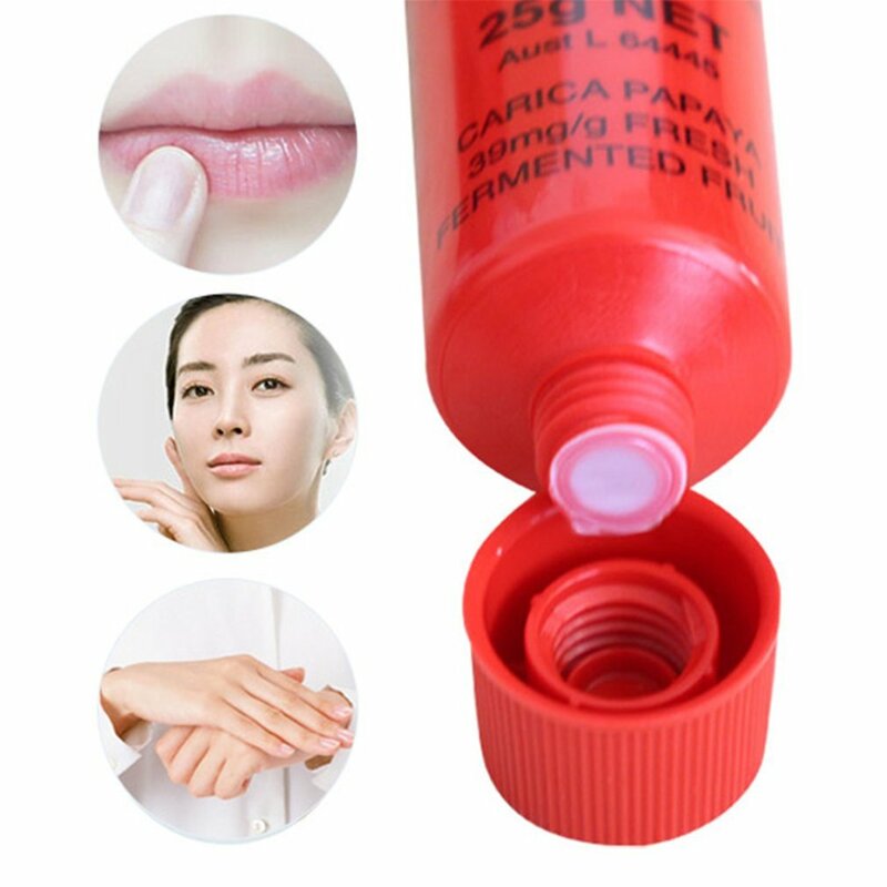 25g Lucas Papaw Ointment Multifunctional Lip Protector Hydrating Lip Balm Diaper Rash Cream Papaya Skin Rash Cream Repair Cream