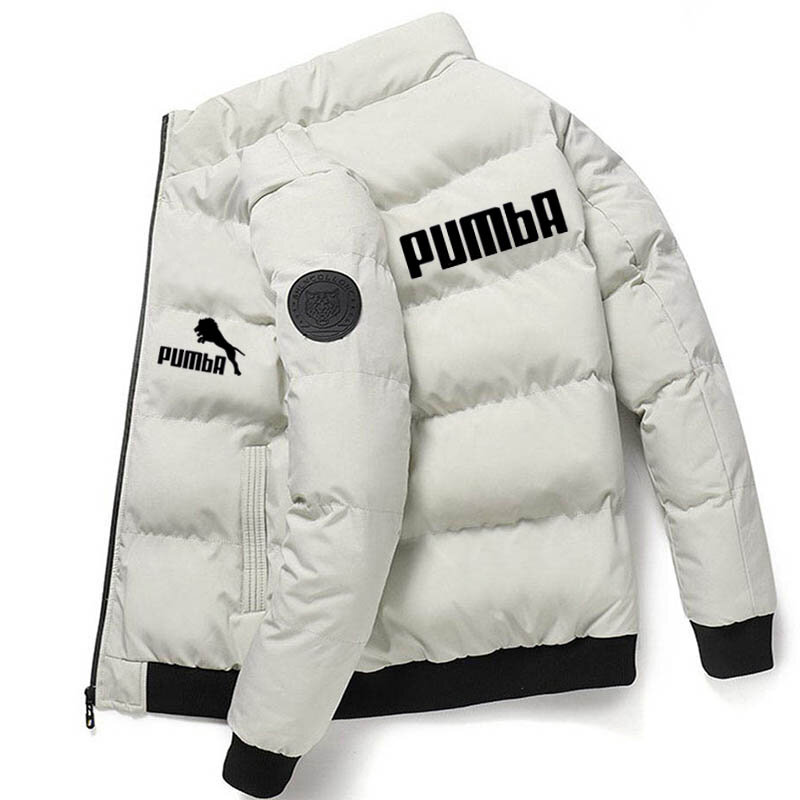 Abrigo acolchado de algodón grueso para hombre, chaqueta sin cuello, estilo corto, coreano, Otoño e Invierno
