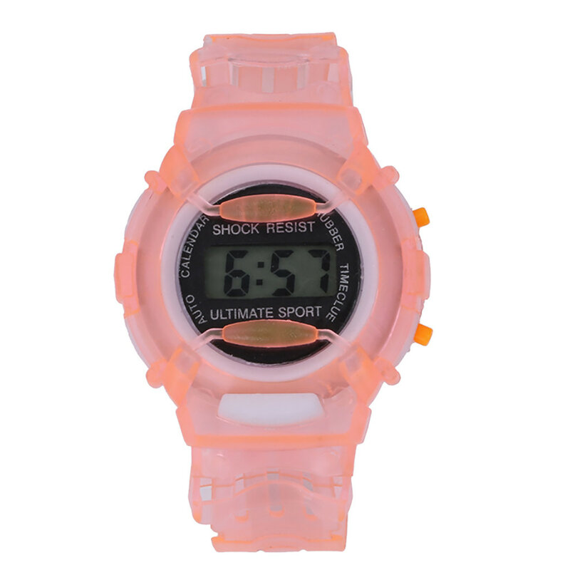 Chłopcy dziewczęta studenci wodoodporne cyfrowy nadgarstek zegarek sportowy czerwony prosty i modny nowy zegarek zegarki na rękę dla dzieci