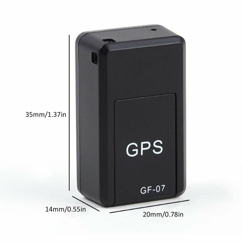 เครื่องติดตาม GF-07ระบบ GSM ขนาดเล็กระบบ GPS, เครื่องติดตามตำแหน่งแบบเรียลไทม์อุปกรณ์ติดตามตำแหน่งรถยนต์แบบมินิ GPS