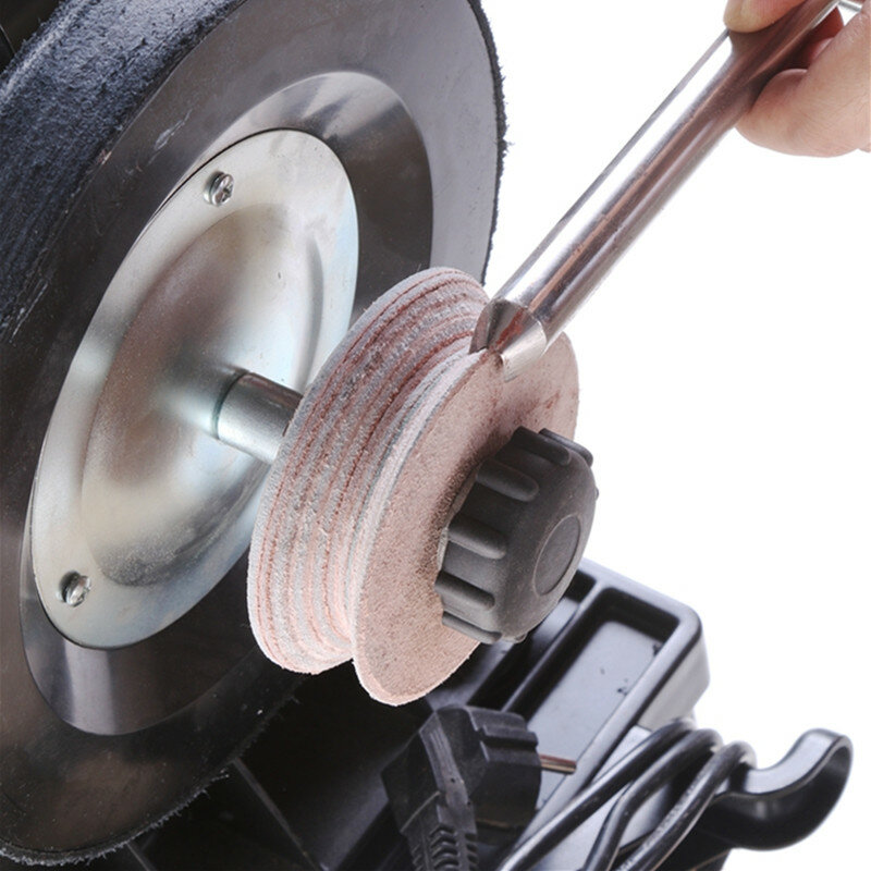 100mm 4 polegadas la-120 perfilado couro afiação roda para afiar v-ferramentas ferramenta de madeira moagem