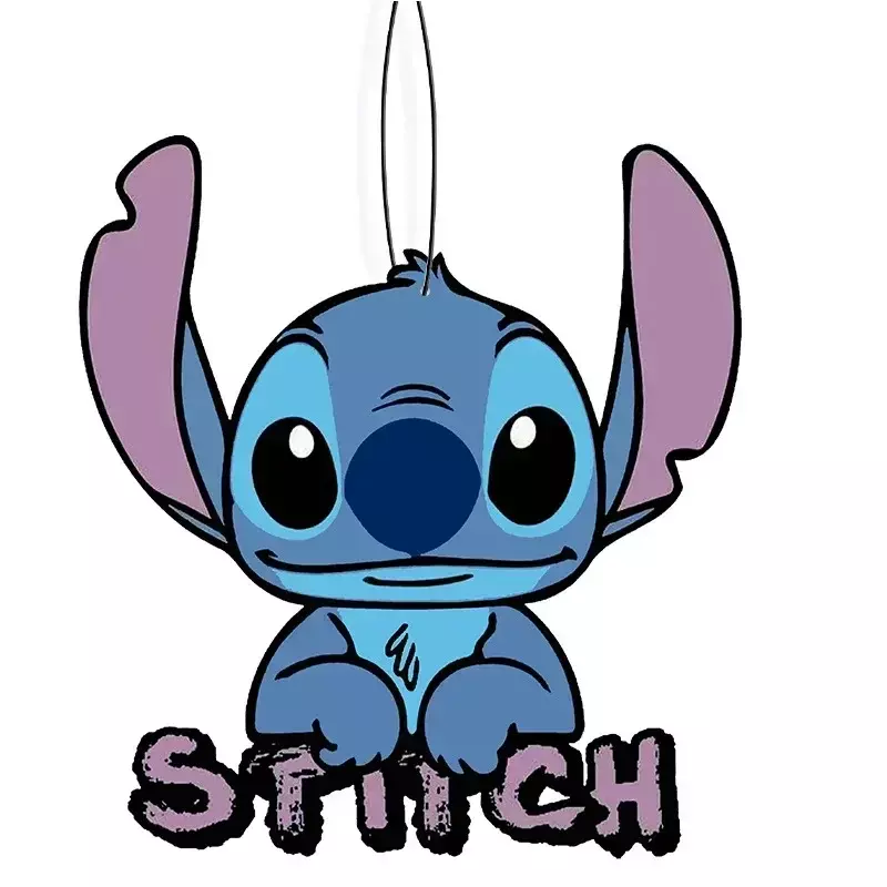 Disney-colgante de dibujos animados de Stitch, tabletas de aromaterapia para coche, elimina el olor, limpia, Mickey Mouse, juguete de regalo para niños