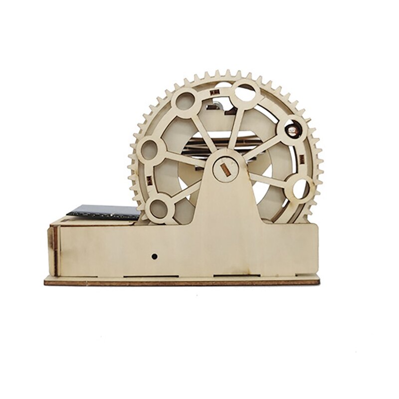 Steam Science-Kit de billes de billes en bois 3D, assemblage d'engrenage mécanique, jouet AtlanToy, bricolage, construction solaire, 62