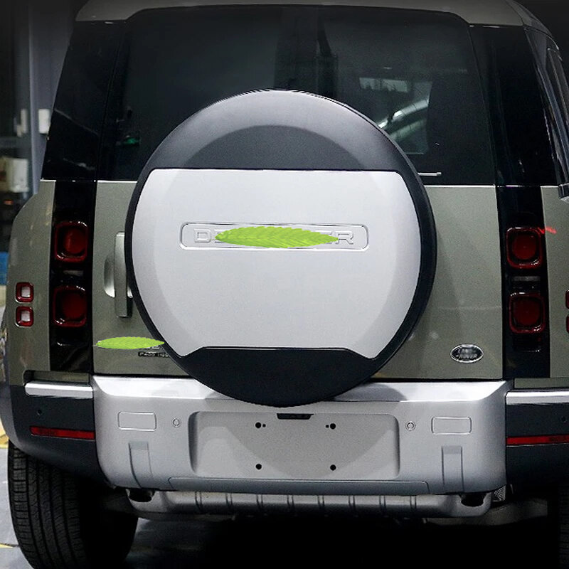 2020 accessori ABS copertura per pneumatici di ricambio per land rover defender 110 copertura protettiva decorazione per auto