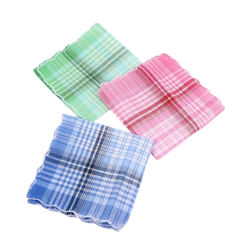 Saugfähiges Taschentuch, weiches quadratisches Handtuch, Kopftuch, einfarbig, für Herren, Bandanas, Taschentücher