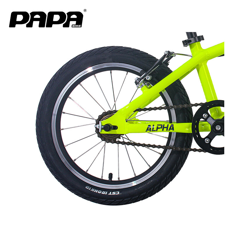 PAPABIKE alfa jednobiegowa rower górski dla dzieci ze stopu aluminium rower dziecięcy nowy projekt 16 "wyścigi Ultra lekki