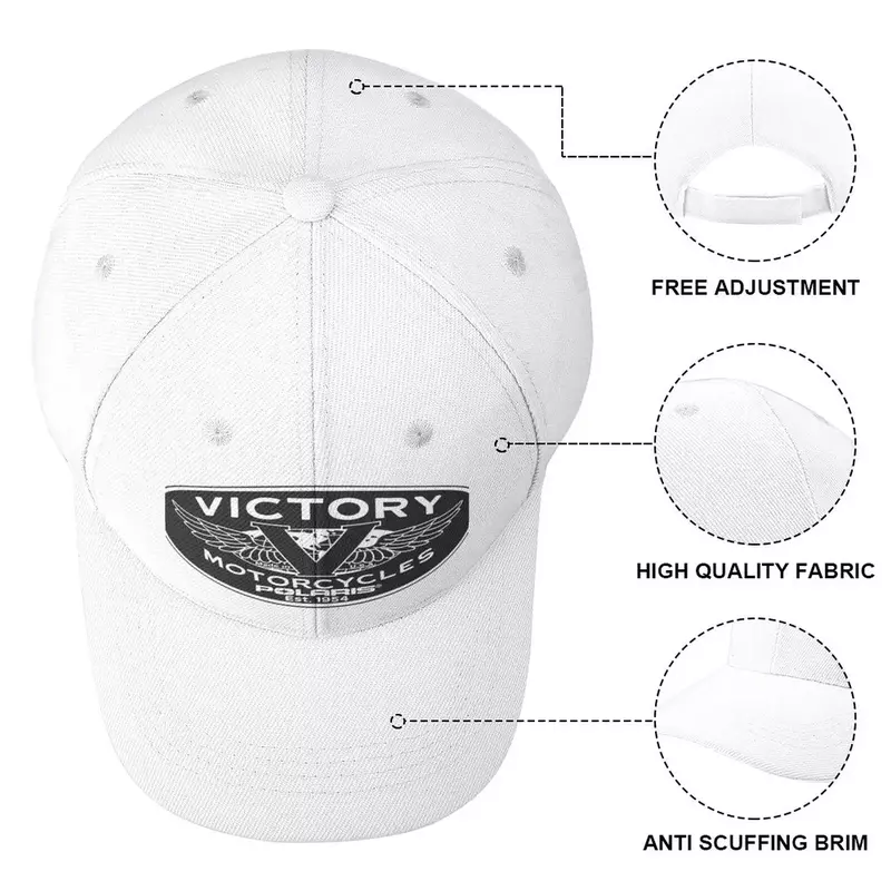 VICTORY MOTOR-Boné de beisebol para homens e mulheres, chapéu de praia, chapéu de golfe, boné solar