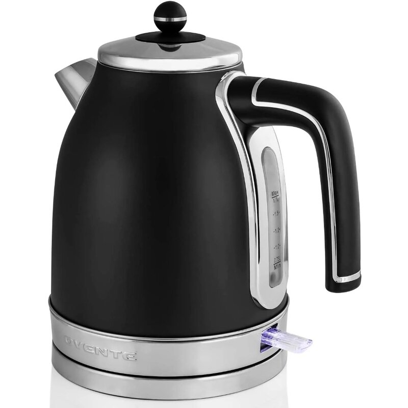 Black Stainless Steel Electric Kettle  Fast Boiling