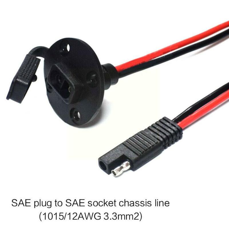 10awg Sae Cable 2 Pin Quick Disconnect Automotive Panel Extension Cable Screw Holes For Solar Panels Battrey Motorcycles Ba B5b2
