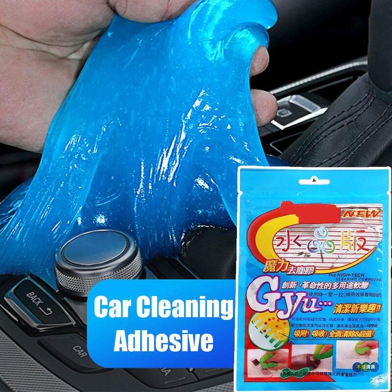 Klej do czyszczenie samochodu kryształowego myjnia samochodowa do usuwania kurzu samochodowa maszyna do usuwania brudu klawiatura klej magiczny pył błoto wydechu B7C6