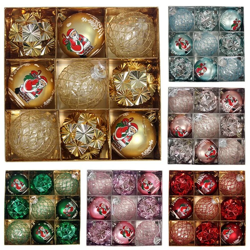 Pendentif de décoration pour la maison, décorations de Noël multicolores en option, Ps + animal de compagnie, Create A Johanna, 255 g/boîte