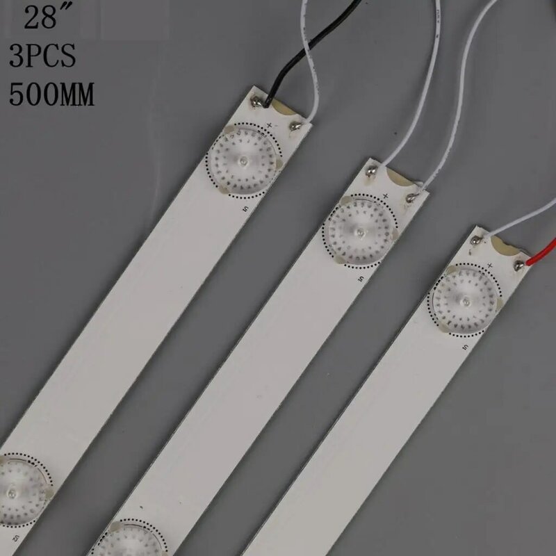 Lampu latar LED strip 5/6 lampu untuk JS-LB-D-JP2820-051DBAD JS-LB-D-JP2820-061DBAD