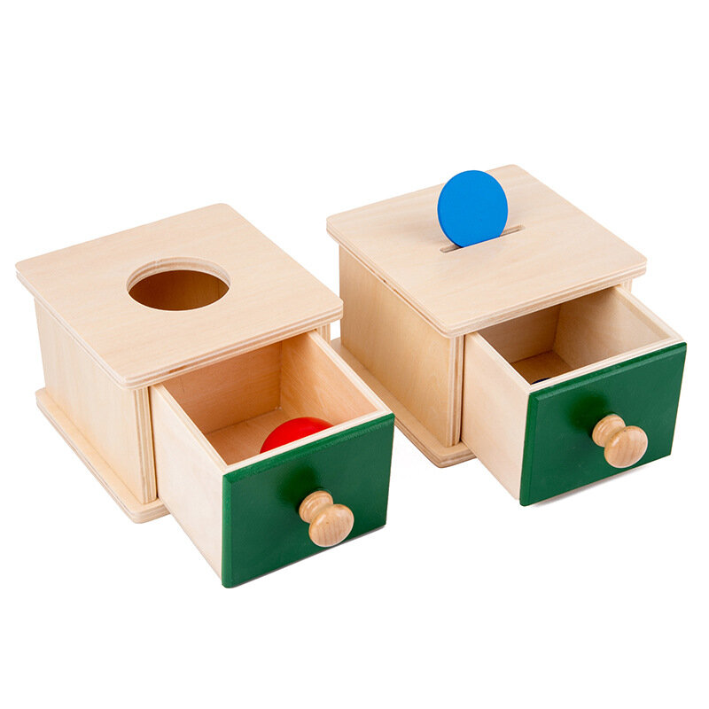 صندوق درج ألعاب خشبي للتعليم المبكر ، أسطوانة نسج ، طاولة كرة ضغط ، أدوات طاولة للرضع والأطفال الصغار ، روضة أطفال ، مساعد
