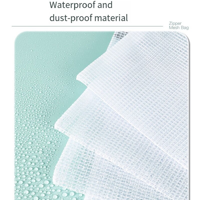 12PCS A4 Plastic Zip Wallets A4 Zip Lock Bags Document Folders Waterproof Travel Storage Pouch