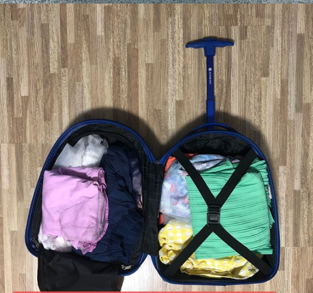 حقيبة سفر بعجلات للأطفال مقاس 16 بوصة مزودة بعجلات للأمتعة على شكل بيضة حقيبة سفر للأطفال حقيبة سفر للأطفال
