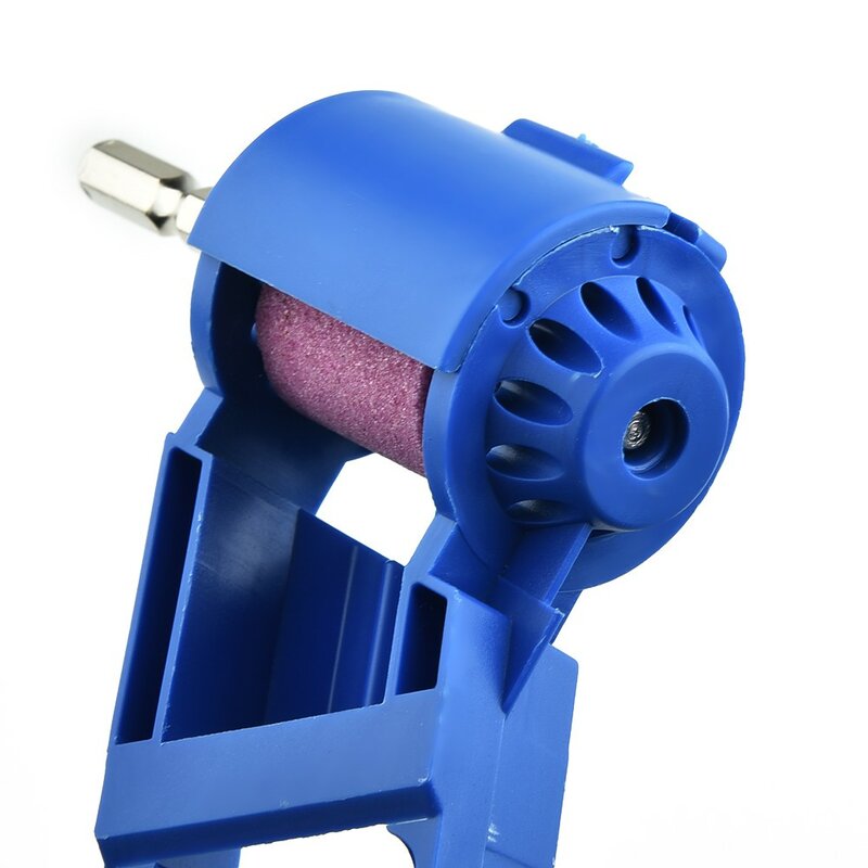 Increase Drill Bit Utilization with Portable Drill Bit Sharpener, Powered by Electric Drill, Fast and Efficient Sharpening