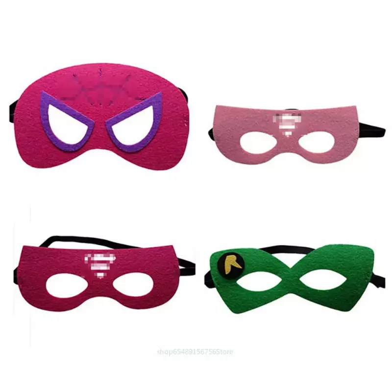 Maska superbohatera Cosplay Spiderman Hulk kapitan ameryka Iron Man Kids Party element ubioru prezenty na Halloween i boże narodzenie filcowa maska