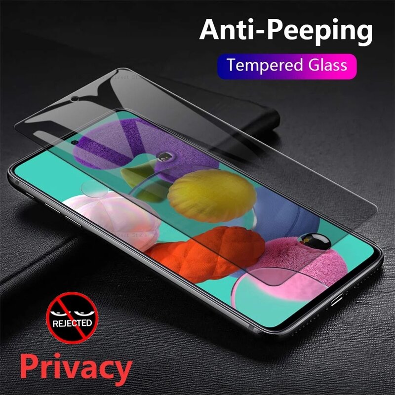 Vidrio antiespía para Samsung Galaxy A53, A13, A52, A32, A12, A03, A50, A51, A52S, A72, A22, A33, A21S, A73, S10E, M52, protectores de pantalla de privacidad