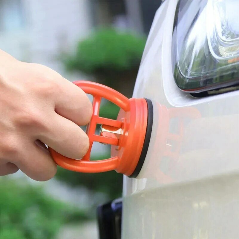 2 szt. Mini ściągacz przyssawka z przyssawką do panelu nadwozia narzędzie do usuwania wytrzymałej gumy do szkła metalowego plastikowego narzędzia do naprawy wgnieceń samochodowych