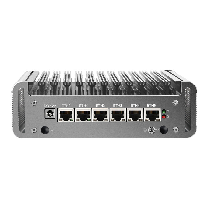 Firewall Appliance Mini PC Intel Core i7 1165G7 i5 1135G7 Quad Core 6x Intel I226 2.5G Ethernet VPN Router PC AES-NI 1xDB9 COM