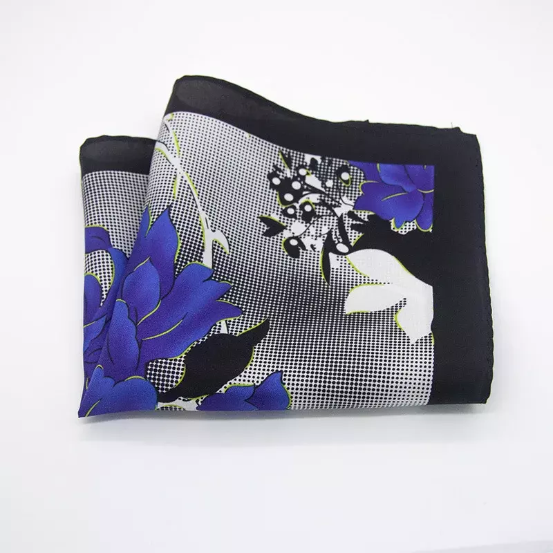 Real Silk Pocket Square para terno masculino com lenço, decoração elegante de bolso, 30x30cm
