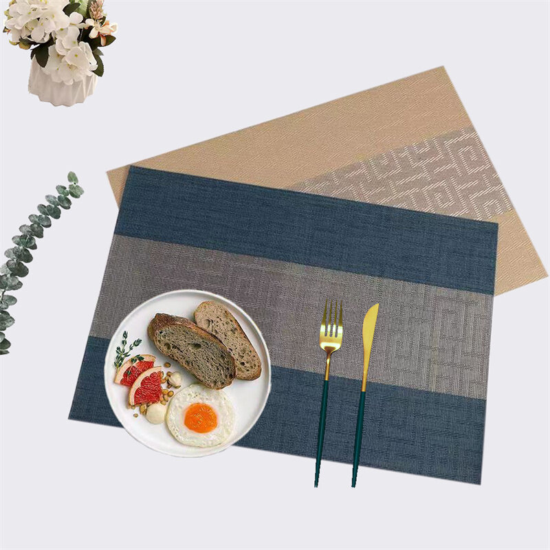 New Chinese Heat Insulation Dining Table Mat Anti Scalding Placemats For Dinner Table No Wash Waterproof Oil Proof Tableware Mat