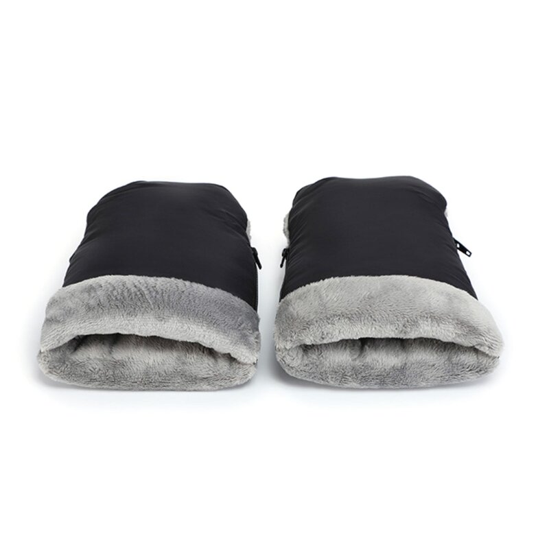 Hand Muff Baby Stroller Warm Winter Mittens Gloves with Thicken Fleece Lining Water Resistant Hand Mittens for Pushchair