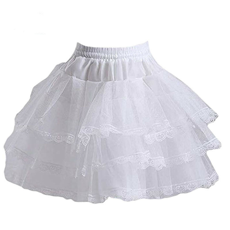 Короткая комбинированная поддерживающая юбка без косточек, балетная трехслойная юбка с кружевом