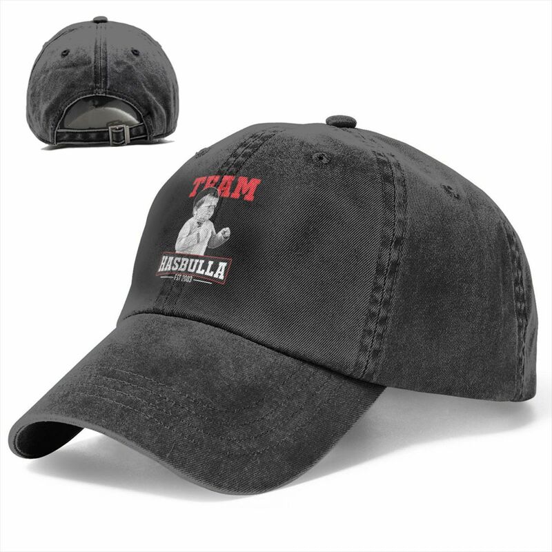 Hasbulla Blogger Unisex Baseball Caps Distressed Denim Caps Hat Classic Outdoor Workouts Sun Cap