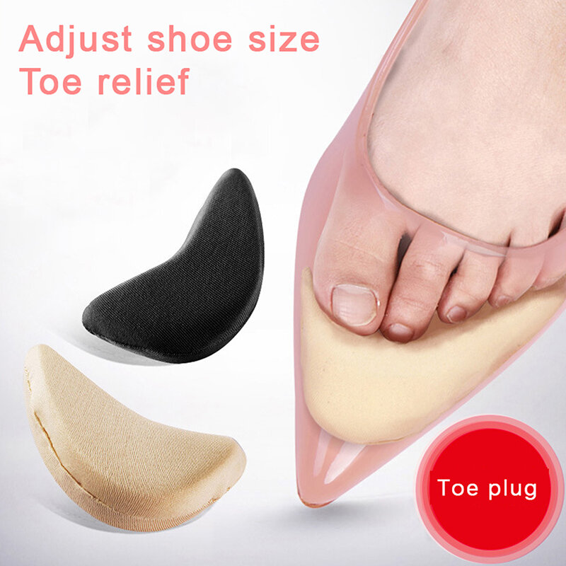 Sponge Forefoot Insert Pads Women Pain Relief High Heel Insoles Reduce Shoe Size Filler Protector Accessories