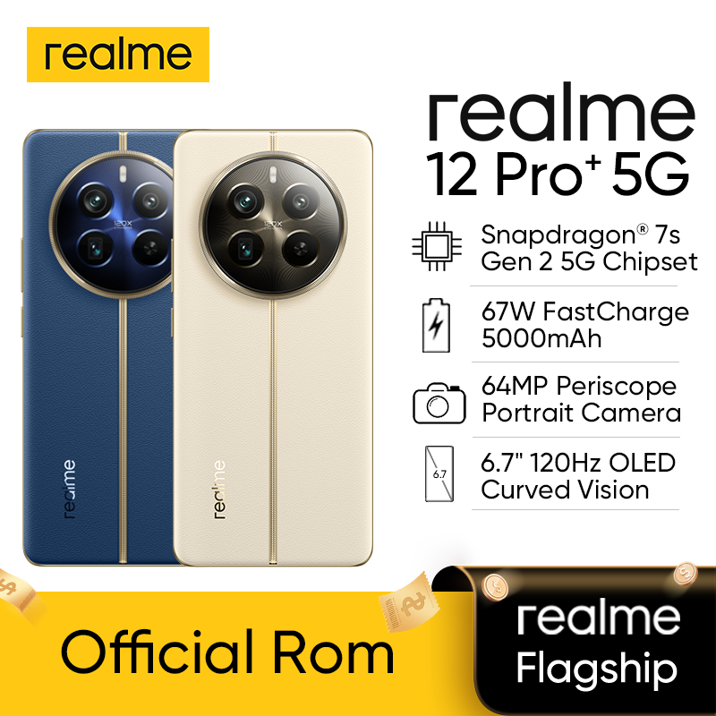 Официальный Rom realme 12 Pro Plus смартфон 64 мп перископ портретная камера 6,7 "120 Гц 5000 мАч 67 Вт SuperVOOC NFC realme 12 pro +
