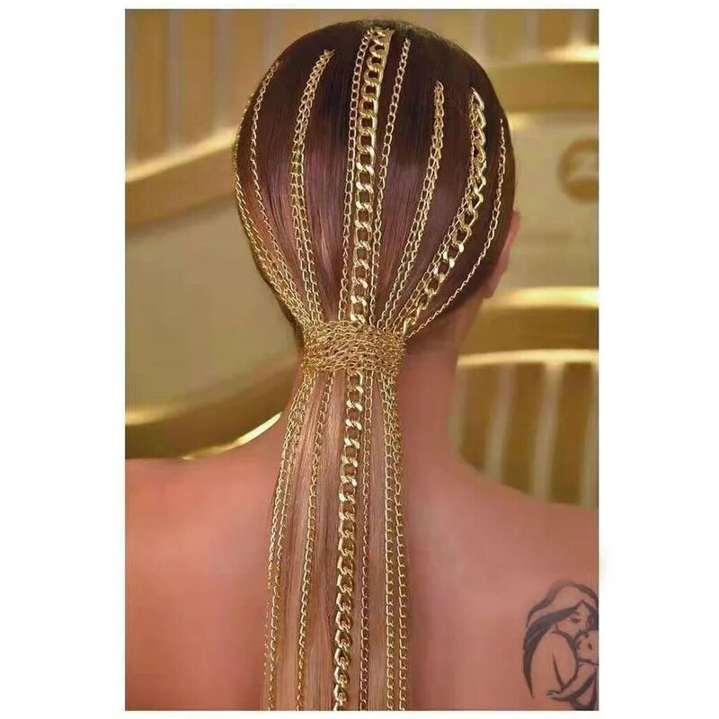 Biżuteria nakrycia głowy dla kobiety wisiorek włosy frędzle biżuteria