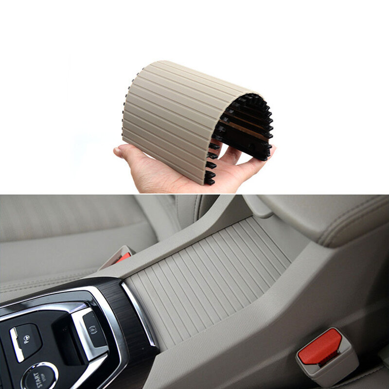 For Peugeot 408 2014-2022 Water Cup Holder Curtain Blind Cover Storage Box Roller Curtain Black Beige