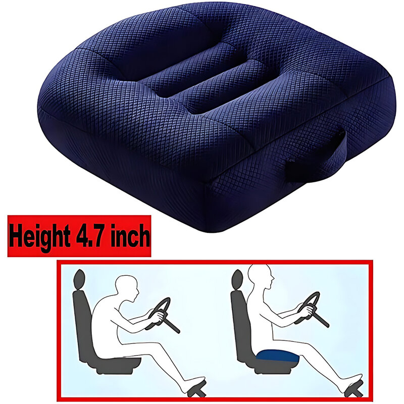 Polyester Durable Construction Car Heightening Seat Cushion For Enhanced View Lightweight