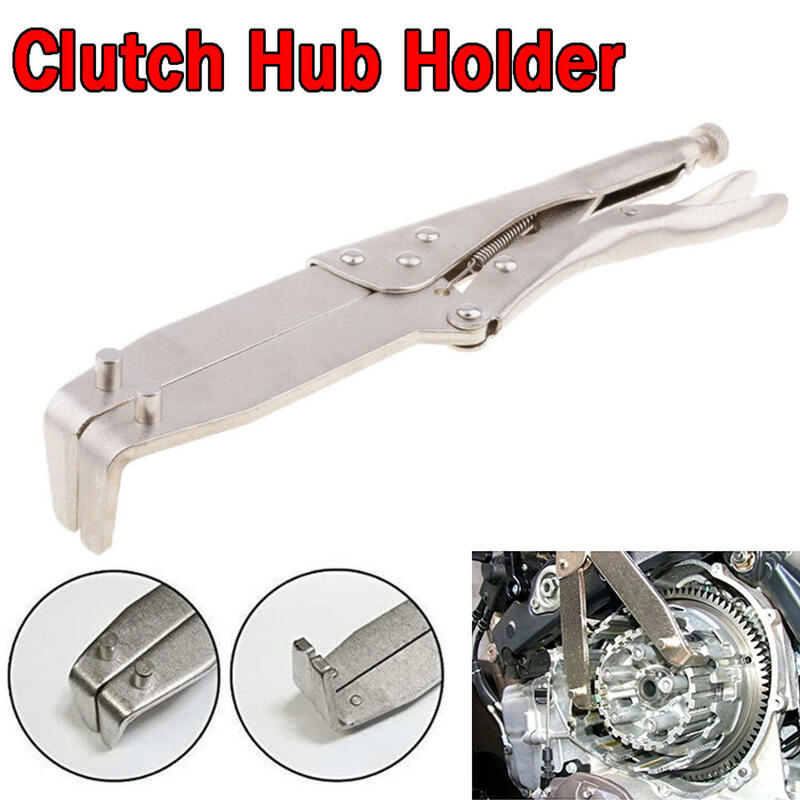 Universal ATV Motorcycle Carbon Steel Clutch Hub Basket Gears Grip Holder Clutch Holding Tool Wrench Repair Removal