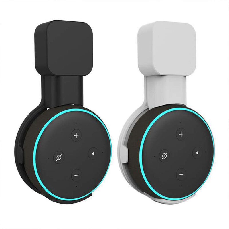 Supporto da parete per Amazon Echo Dot supporto da tavolo di terza generazione per Alexa Echo Dot 3 Smart Speaker con gestione dei cavi senza viti